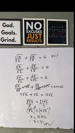 172 reactions · 48 shares | ALGEBRAIC Surd Equation... #fyp #maths #physics #gcse | Roberto Ebeye | Facebook