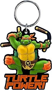 Nickelodeon Michelangelo Soft Touch PVC Key Ring