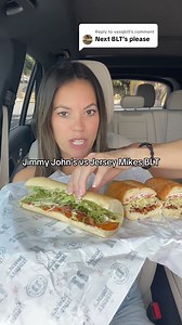 Jimmy John’s vs Jersey Mike BLT #jimmyjohns #jerseymikes #fastfood #blt #eatingshow #eatingvideo #mukbang #sandwich #foodreview | Eatdrinkandbemandy