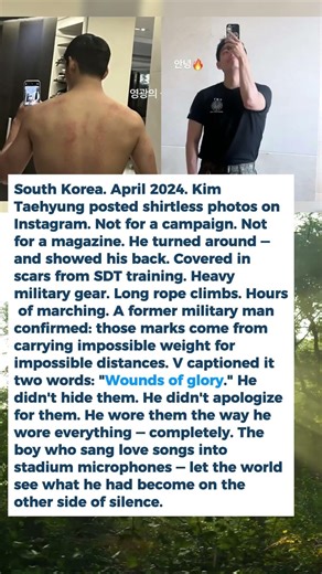What BTS V Posted About His Scars Will Haunt You #bts #militaryeverything #kpop