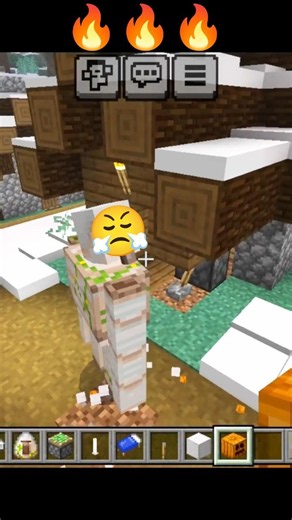 iron golem in minecraft # #minecraft #gaming