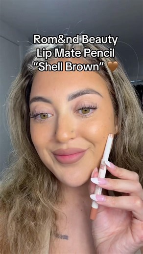 Rom&nd Beauty Lip Mate Pencil 🤎 “Shell Brown”