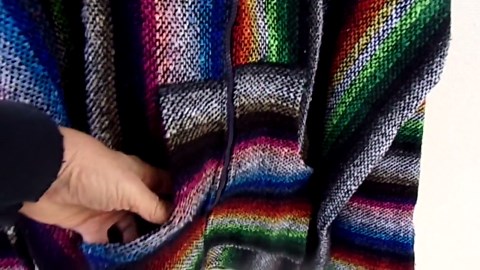 3X Baja Surfer Hoodie Zipper Poncho, Authentic Made in Mexico - Etsy