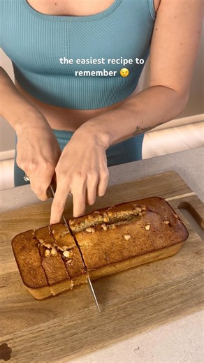 easiest banana bread recipe 😉 #shorts #recipe #bananabread #healthyrecipes