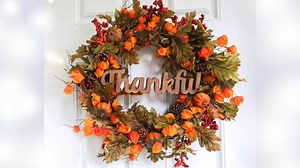 DIY Fall Wreath Home Decor