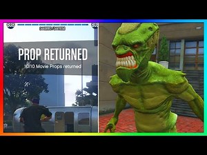 GTA 5 Online - HOW TO GET "ALIEN" OUTFIT + All Movie Props Locations! (GTA V Guide)
