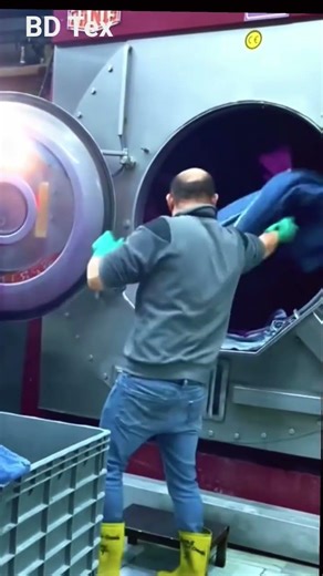 Denime Acid wash #machine #bdtex ‪@BDTex10‬