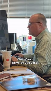 We found a new way to annoy our boss.😂 Chris Carr’s Drive-by Dad Jokes!!! | Chris Carr & Company