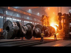 Forging MASSIVE Crankshafts for GIANT Mega Engines (Full Process)