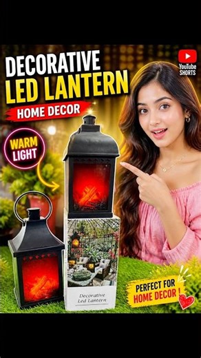 Best Home Decor Item! 🏮 Decorative LED Lantern #shorts #homedecor #ytshorts #love #trending #viral
