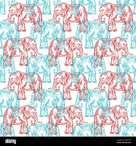 Elephant pixel art pattern seamless. 8bit Animal vector background. 8 bit Old video game graphics texture Stock Vector Image & Art - Alamy