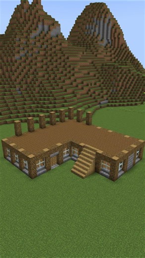 easy survival house minecraft | tutorial timelapse #minecraft