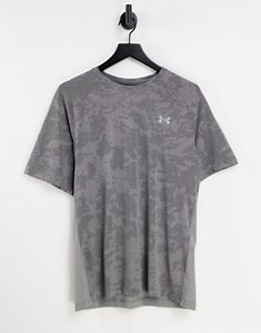 Under Armour Streaker t-shirt 2.0 in grey camo | ASOS