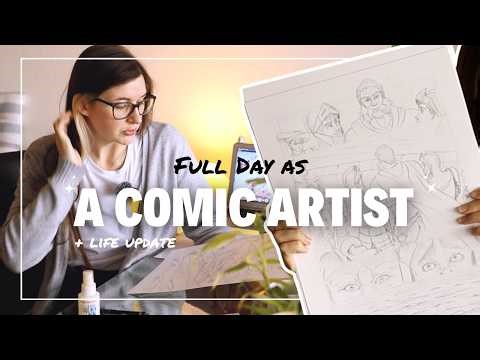 A Productive Day in My Life as a Comic Artist ✍🏻