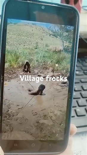 Aaj Mera gaon ka pahla barish hai