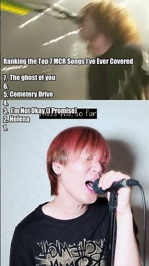 Ranking the Top 7 MCR Songs I’ve Ever Covered #mychemicalromance