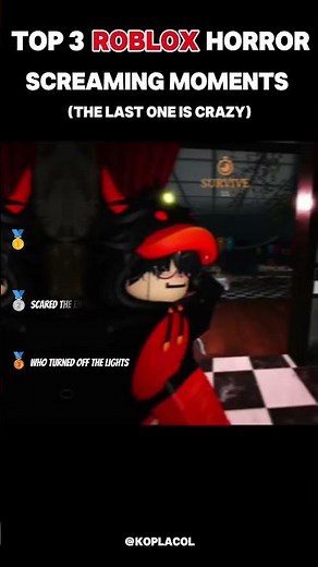 Roblox Horror Screams Gone Wrong 😳