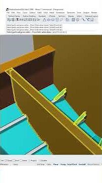 NotilusSteeler - Add Flange to Structural Parts Automatically | Rhino 3D