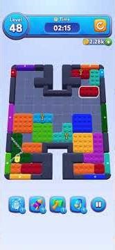 Level 48 Color Block Jam Walkthrough