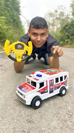 Remote Control Police Car Unboxing & Crash Test 😛