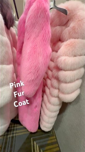 DANIEL’S LEATHER PINK FULL LENGTH FUR COAT FOR BARBIE GIRLS #danielsleather #furcoat