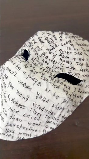 How to make a mask using fabric #art #diycosplay #mask