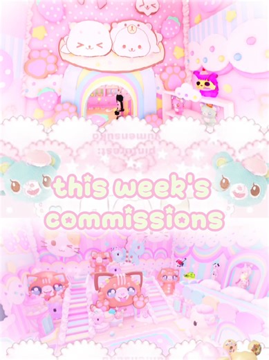 Commissioned Adopt Me Houses: Retro & Kawaii Styles