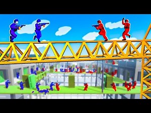 NERF WAR! Epic Skyscraper Battle Using NERF Blaster Arsenal - Ravenfield