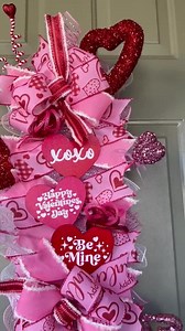 Valentine’s Day Long Wreath - Etsy