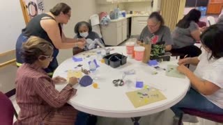 Another excellent beading class tonight at Native Health Mesa taught by Esther Nystrom of Bitterwater Designs. Thank you, Esther, and everyone who came out. | Native Health Phoenix