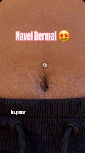 Charlee🐘Piercings/ToothGems💎 on Instagram: "quick and easy Navel Dermal 😍😍 Thank you always for the trust 🥰 Come get pierced y’all! DM @lee.piercer to schedule an appointment and for all inquiries 💞 Follow @lee.piercer for more safe and professional piercing and tooth gem content 💞 #leepiercings #dmvpiercings #dmvpiercer #mdpiercer #mdpiercings #dermalpiercing #naveldermal #professionalpiercer #femalepiercer #freehandpiercer #piercingvideo #piercings"