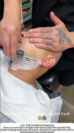 Traditional Wet Shave – Straight Razor for a Smooth Finish 🪒💈