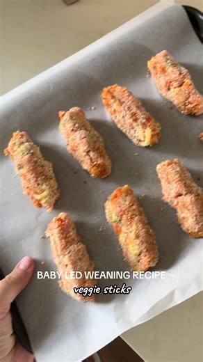 Simple Baby Led Weaning Veggie Sticks Recipe