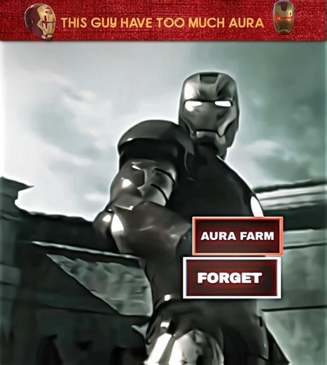"The aura man💀" - Iron man Edit | Montagem PegaDora (edit audio)#shorts
