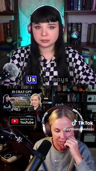 People confuse AI with God @No Nonsense Spirituality and I sit down to talk about transhumanism #transhumanism #chatgpt #spiritualitytok