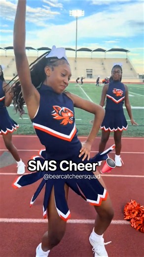 💙🧡🤍 SMS CHEER MOVES #cheer #cheerleading #students #school #cheerlife #dance