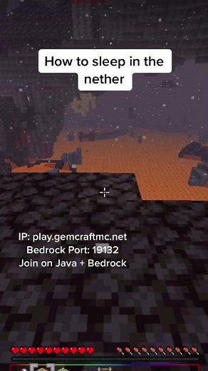 Try this #minecraft #nether #minecraftbed #minecrafthacks #mimecraftmemes #minecrafttips #minecraftbuild #minecrafttricks