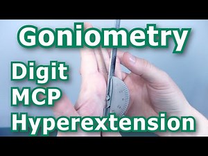 Goniometry - Digit MCP Hyperextension