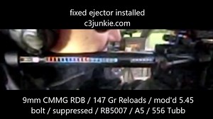 8" 9mm CMMG RDB, mod'd 5.45 bolt, suppressed, fixed ejector RB5007 | ARO News