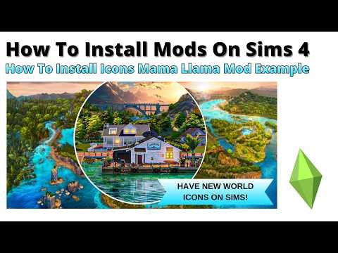 How To Install Icons Mama Llama Mod For Sims 4 | 2026