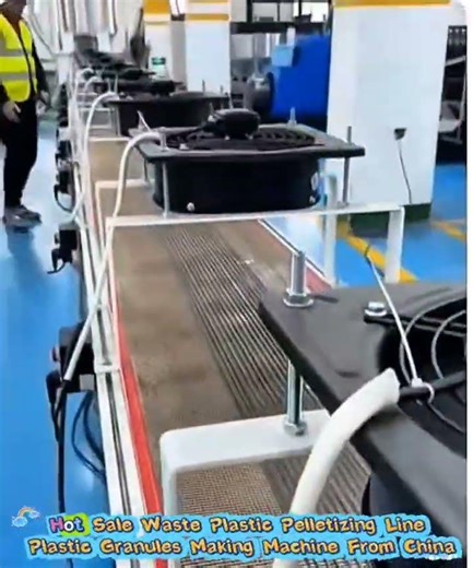 Hot Sale Waste Plastic Pelletizing Line Plastic Pelletizer Machine From China#recycle #plastic