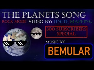 The Planets Song Rock Mode (300 Subscibers Celeabration) *Cringe Warning*