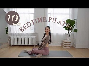 10 min Bedtime Pilates Workout | Calm your mind & body with gentle pilates 🌝