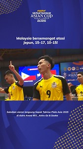 素 す 晴 ば らしく Quadrant Malaysia atasi cabaran Jepun yang cukup bersemangat untuk merangkul takhta kumpulan B! Saksikan siaran langsung Piala Asia Sepak Takraw 2025 di Astro Arena 801, Astro Go & Sooka | Astro Arena
