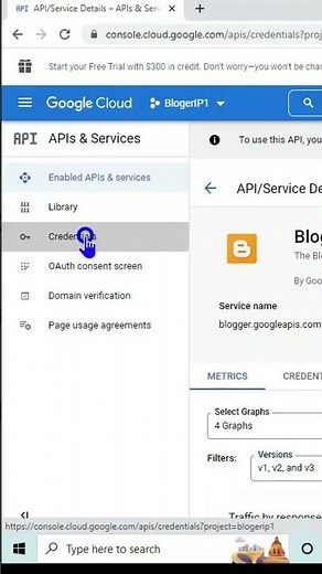 How to Create and Get Blogger OAuth API Keys #shorts