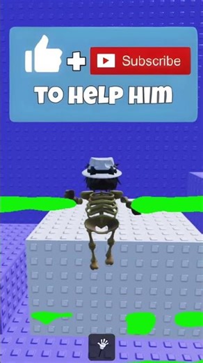 Skeleton get revenge 😎🎃 | #roblox #slaptower #shorts #halloween