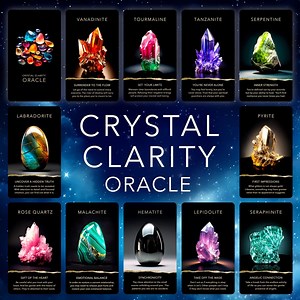 CRYSTAL ORACLE DECK for Crystal Lovers Unique Oracle Deck for Gift for Crystal Lover Spiritual Oracle Deck for Healing Crystal Clarity - Etsy
