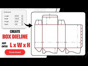 How to Create Box Dieline Quickly | Must Watch for Packaging Die Makers