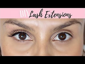 DIY Lash Extensions (using INDIVIDUAL LASHES!) | ARDELL LASHTITE ADHESIVE REVIEW