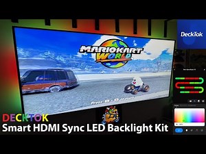 DECKTOK SMART HDMI SYNC LED BACKLIGHT - Unboxing, Setup & Review - Is This RGB TV Light Any Good?